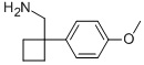 [1-(4-Methoxyphenyl)cyclobutyl]methylamine CAS#: 927993-41-7