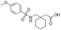 [1-({[(4-Methoxyphenyl)sulfonyl]amino}methyl)-cyclohexyl]acetic acid CAS#: 929830-68-2