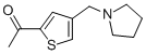 1-[4-(PYRROLIDIN-1-YLMETHYL)-2-THIENYL]ETHANONE CAS#: 938458-96-9
