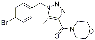 [1-(4-bromobenzyl)-5-methyl-1H-1,2,3-triazol-4-yl](morpholino)methanone CAS#: 952182-52-4