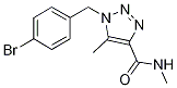 1-(4-bromobenzyl)-N,5-dimethyl-1H-1,2,3-triazole-4-carboxamide CAS#: 952182-54-6