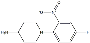 1-(4-fluoro-2-nitrophenyl)piperidin-4-aMine CAS#: 952917-71-4