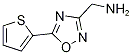 1-[5-(2-thienyl)-1,2,4-oxadiazol-3-yl]methanamine(SALTDATA: HCl) CAS#: 946776-75-6