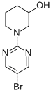 1-(5-BROMOPYRIMIDIN-2-YL)-3-PIPERIDINOL CAS#: 914347-67-4