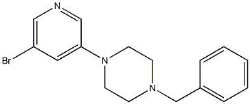 1-(5-Bromo-3-pyridinyl)-4-(phenylmethyl)-piperazine CAS#: 954388-11-5