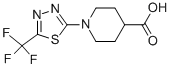 1-[5-(Trifluoromethyl)-1,3,4-thiadiazol-2-yl]piperidine-4-carboxylic acid CAS#: 950603-35-7