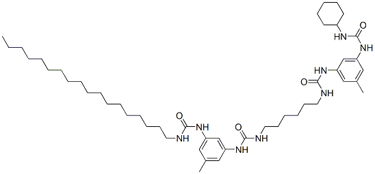 1-[6-[[[[3-[[(cyclohexylamino)carbonyl]amino]-5-methylphenyl]amino]carbonyl]amino]hexyl]-3-[3-methyl-5-[[(octadecylamino)carbonyl]amino]phenyl]urea CAS#: 97337-90-1