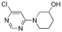 1-(6-Chloro-pyriMidin-4-yl)-piperidin-3-ol, 98+% C9H12ClN3O, 分子量 213.66 CAS#: 939986-73-9