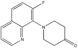 1-(7-Fluoro-8-quinolinyl)-4-piperidinone CAS#: 917251-83-3
