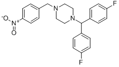 1-[BIS(4-FLUOROPHENYL)METHYL]-4-(4-NITROBENZYL)PIPERAZINE CAS#: 914349-64-7