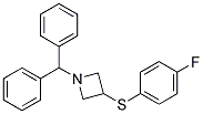 1-Benzhydryl-3-(4-fluoro-phenylthio)-azetidine CAS#: 942473-76-9