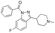 1-Benzoyl-6-fluoro-3-(1-methylpiperidin-4-yl)-1H-indazole CAS#: 98295-26-2