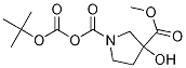 1-Boc-3-hydroxy-3-pyrrolidinedicarboxylic acid Methyl ester CAS#: 942190-61-6