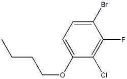 1-Bromo-4-butoxy-3-chloro-2-fluorobenzene CAS#: 909122-20-9