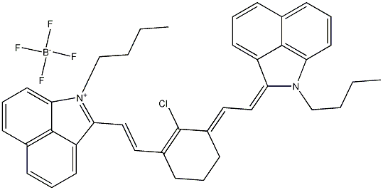 1-Butyl-2-(2-[3-[2-(1-butyl-1H-benzo[cd]indol-2-ylidene)ethylidene]-2-chloro-cyclohex-1-enyl]vinyl)benzo[cd]indolium tetrafluoroborate CAS#: 913633-67-7