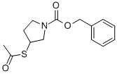 1-CBZ-3-ACETYLSULFANYL-PYRROLIDINE CAS#: 930299-97-1