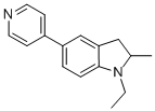 1-ETHYL-2-METHYL-5-(4-PYRIDINYL)INDOLINE CAS#: 910442-06-7