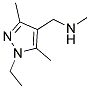 (1-ETHYL-3,5-DIMETHYL-1 H-PYRAZOL-4-YLMETHYL)-METHYL-AMINE CAS#: 956373-21-0