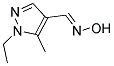 1-ETHYL-5-METHYL-1H-PYRAZOLE-4-CARBALDEHYDE OXIME CAS#: 956186-92-8