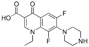 1-Ethyl-4-oxo-6,8-difluoro-7-piperazino-1,4-dihydroquinoline-3-carboxylic acid CAS#: 99726-76-8