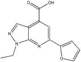 1-Ethyl-6-(2-furyl)pyrazolo[3,4-b]pyridine-4-carboxylic acid CAS#: 954266-84-3