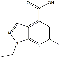 1-Ethyl-6-methyl-pyrazolo[3,4-b]pyridine-4-carboxylic acid CAS#: 934062-76-7