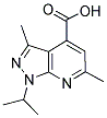 1-ISOPROPYL-3,6-DIMETHYL-1H-PYRAZOLO[3,4-B]PYRIDINE-4-CARBOXYLIC ACID CAS#: 914206-71-6