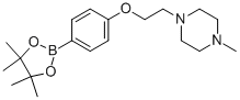 1-METHYL-4-(2-[4-(4,4,5,5-TETRAMETHYL-[1,3,2]DIOXABOROLAN-2-YL)-PHENOXY]-ETHYL)-PIPERAZINE CAS#: 910462-34-9
