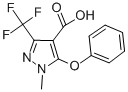 1-METHYL-5-PHENOXY-3-(TRIFLUOROMETHYL)-1H-PYRAZOLE-4-CARBOXYLIC ACID CAS#: 921939-08-4