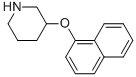 1-NAPHTHYL 3-PIPERIDINYL ETHER CAS#: 946681-27-2