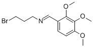 1-PROPANAMINE, 3-BROMO-N-[(2,3,4-TRIMETHOXYPHENYL)METHYLENE]- CAS#: 918335-87-2