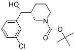 1-Piperidinecarboxylic acid, 3-[(R)-(3-chlorophenyl)hydroxyMethyl]-, 1,1-diMethylethyl ester, (3R)- CAS#: 942142-74-7