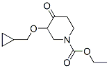 1-Piperidinecarboxylic acid, 3-(cyclopropylmethoxy)-4-oxo-, ethyl ester CAS#: 907545-25-9