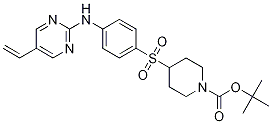 1-Piperidinecarboxylic acid, 4-[[4-[(5-ethenyl-2-pyriMidinyl)aMino]phenyl]sulfonyl]-, 1,1-diMethylethyl ester CAS#: 937012-25-4