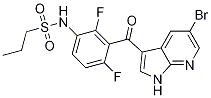 1-PropanesulfonaMide, N-[3-[(5-broMo-1H-pyrrolo[2,3-b]pyridin-3-yl)carbonyl]-2,4-difluorophenyl]- CAS#: 918504-27-5