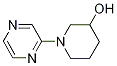 1-Pyrazin-2-yl-piperidin-3-ol, 98+% C9H13N3O, 分子量 179.22 CAS#: 939986-87-5