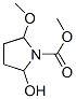 1-Pyrrolidinecarboxylic  acid,  2-hydroxy-5-methoxy-,  methyl  ester CAS#: 937641-71-9