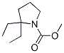 1-Pyrrolidinecarboxylic acid, 2,2-diethyl-, methyl ester CAS#: 919286-35-4