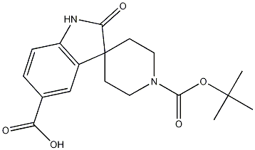 1'-(TERT-BUTOXYCARBONYL)-2-OXOSPIRO[INDOLINE-3,4'-PIPERIDINE]-5-CARBOXYLIC ACID CAS#: 946135-52-0