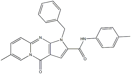 1-benzyl-7-methyl-N-(4-methylphenyl)-4-oxo-1,4-dihydropyrido[1,2-a]pyrrolo[2,3-d]pyrimidine-2-carboxamide CAS#: 902034-99-5