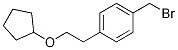 1-(broMoMethyl)-4-[2-(cyclopentyloxy)ethyl]benzene CAS#: 913473-18-4