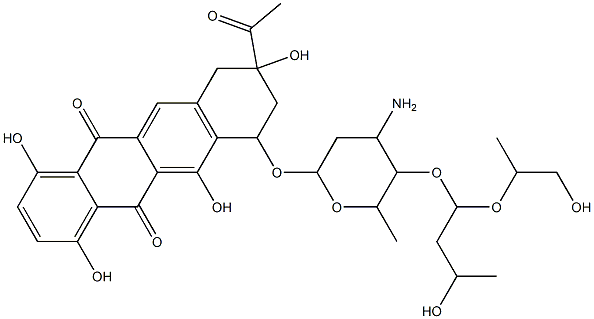 1-hydroxy-11-deoxycarminomycin II CAS#: 98791-58-3
