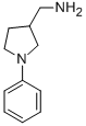 (1-phenylpyrrolidin-3-yl)methylamine CAS#: 910442-15-8