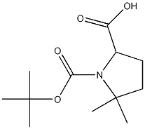 1-(tert-butoxycarbonyl)-5,5-dimethylpyrrolidine-2-carboxylic acid CAS#: 900158-99-8
