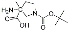 1-tert-butyl 3-Methyl 3-aMinopyrrolidine-1,3-dicarboxylate CAS#: 942190-47-8