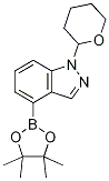 1-(tetrahydro-2H-pyran-2-yl)-4-(4,4,5,5-tetraMethyl-1,3,2-dioxaborolan-2-yl)-1H-indazole CAS#: 956388-05-9