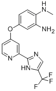 1,2-BENZENEDIAMINE, N1-METHYL-4-[[2-[5-(TRIFLUOROMETHYL)-1H-IMIDAZOL-2-YL]-4-PYRIDINYL]OXY]- CAS#: 927880-89-5