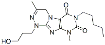 [1,2,4]Triazino[3,4-f]purine-6,8(7H,9H)-dione,  1,4-dihydro-1-(3-hydroxypropyl)-3,9-dimethyl-7-pentyl- CAS#: 923509-90-4