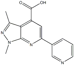 1,3-Dimethyl-6-(3-pyridyl)pyrazolo[3,4-b]pyridine-4-carboxylic acid CAS#: 954264-63-2
