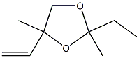 1,3-Dioxolane,  2-ethyl-2,4-dimethyl-4-vinyl-  (6CI) CAS#: 99182-78-2